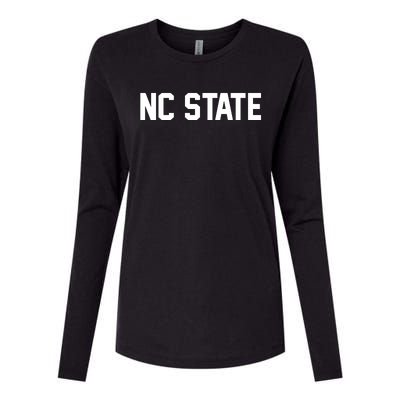 Nc State Sports Fan Womens Cotton Relaxed Long Sleeve T-Shirt