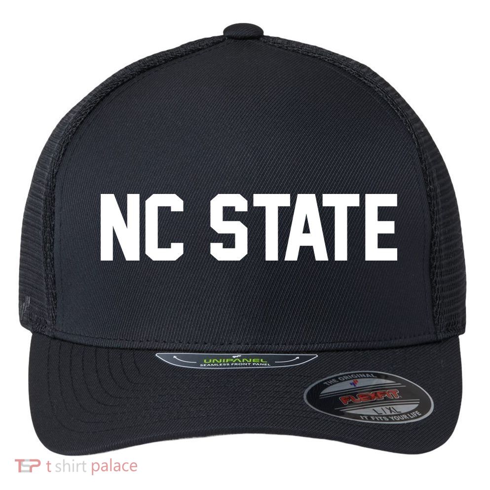 Nc State Sports Fan Flexfit Unipanel Trucker Cap