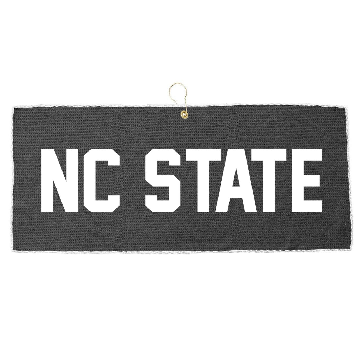 Nc State Sports Fan Large Microfiber Waffle Golf Towel