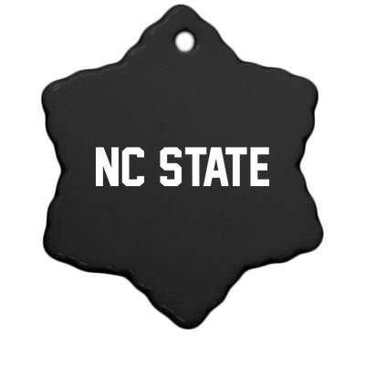 Nc State Sports Fan Ceramic Star Ornament