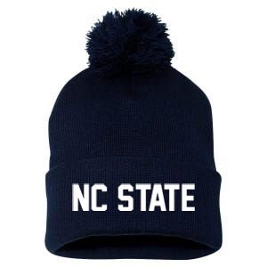 Nc State Sports Fan Pom Pom 12in Knit Beanie