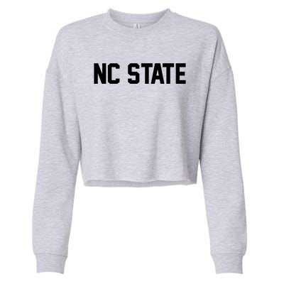 Nc State Sports Fan Cropped Pullover Crew