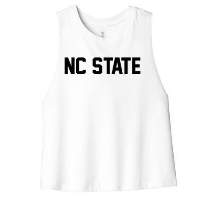 Nc State Sports Fan Women's Racerback Cropped Tank