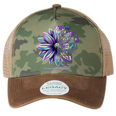 No Story Should End Too Soon Suicide Prevention Awareness Legacy Tie Dye Trucker Hat