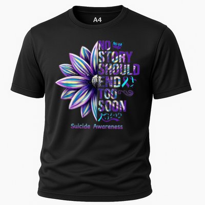 No Story Should End Too Soon Suicide Prevention Awareness Performance Shirt