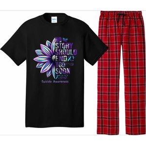 No Story Should End Too Soon Suicide Prevention Awareness Pajama Set