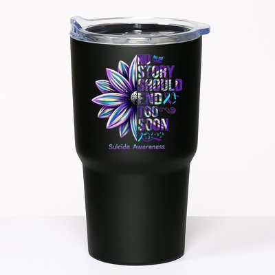 No Story Should End Too Soon Suicide Prevention Awareness Tumbler
