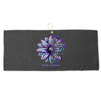 No Story Should End Too Soon Suicide Prevention Awareness Large Microfiber Waffle Golf Towel