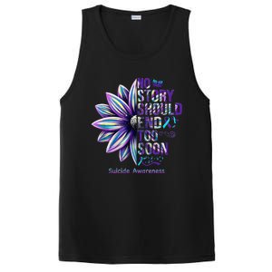 No Story Should End Too Soon Suicide Prevention Awareness PosiCharge Competitor Tank