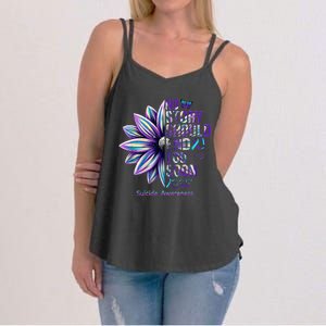 No Story Should End Too Soon Suicide Prevention Awareness Women's Strappy Tank