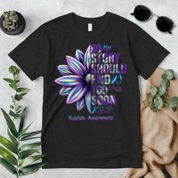 No Story Should End Too Soon Suicide Prevention Awareness Premium T-Shirt