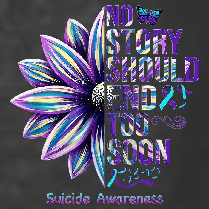 No Story Should End Too Soon Suicide Prevention Awareness Premium T-Shirt