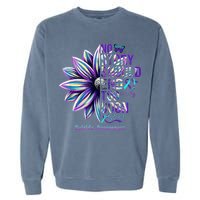 No Story Should End Too Soon Suicide Prevention Awareness Garment-Dyed Sweatshirt