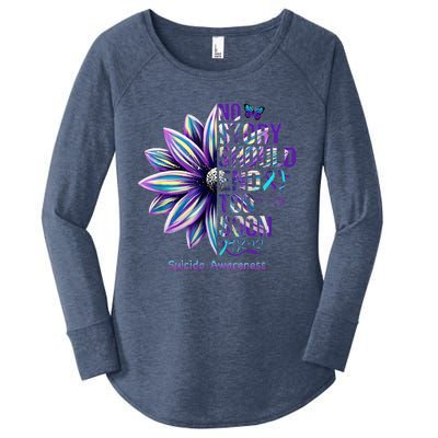 No Story Should End Too Soon Suicide Prevention Awareness Women's Perfect Tri Tunic Long Sleeve Shirt