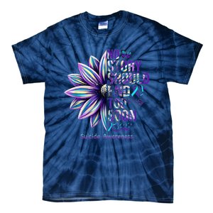 No Story Should End Too Soon Suicide Prevention Awareness Tie-Dye T-Shirt