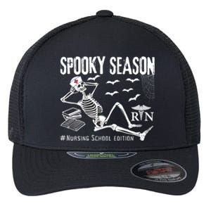 Nursing School Student Halloween Skeleton For Spooky Season Cute Gift Flexfit Unipanel Trucker Cap