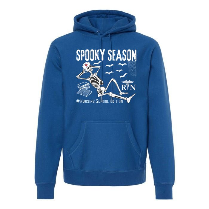 Nursing School Student Halloween Skeleton For Spooky Season Cute Gift Premium Hoodie