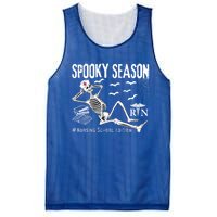 Nursing School Student Halloween Skeleton For Spooky Season Cute Gift Mesh Reversible Basketball Jersey Tank