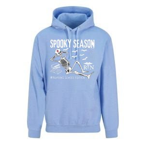 Nursing School Student Halloween Skeleton For Spooky Season Cute Gift Unisex Surf Hoodie