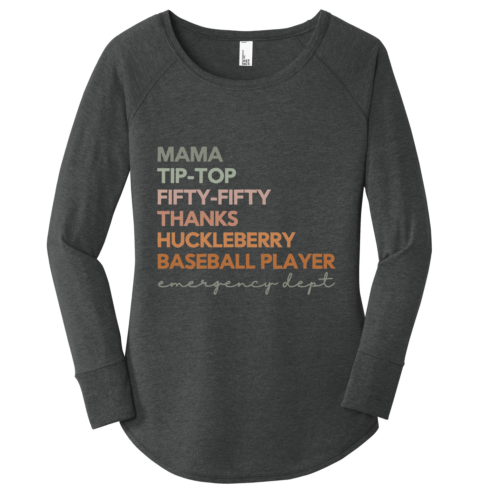 Nih Stroke Scale Emergency Department Er Nurse Er Doctor Women's Perfect Tri Tunic Long Sleeve Shirt