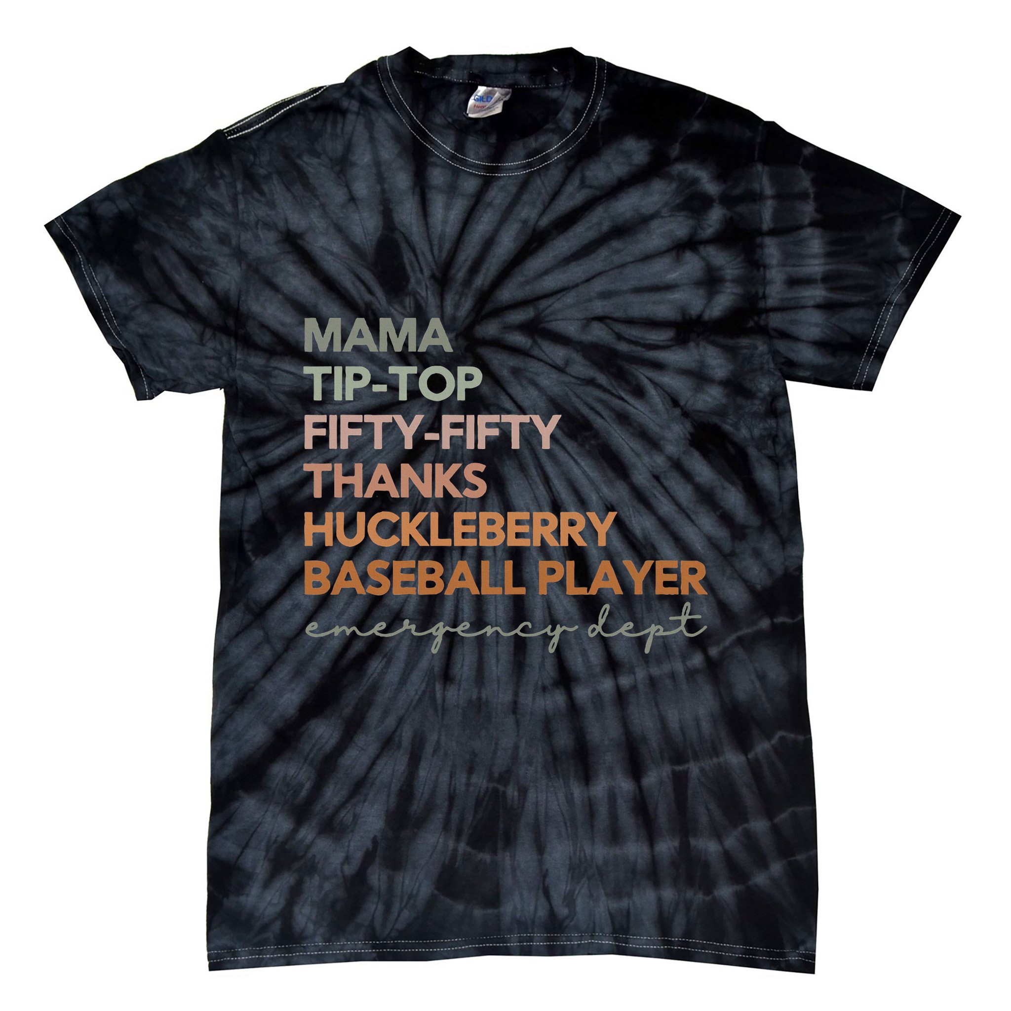 Nih Stroke Scale Emergency Department Er Nurse Er Doctor Tie-Dye T-Shirt
