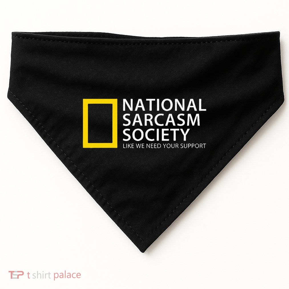 National Sarcasm Society USA-Made Doggie Bandana