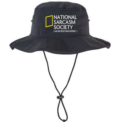 National Sarcasm Society Like We Need Your Support Bucket Hat