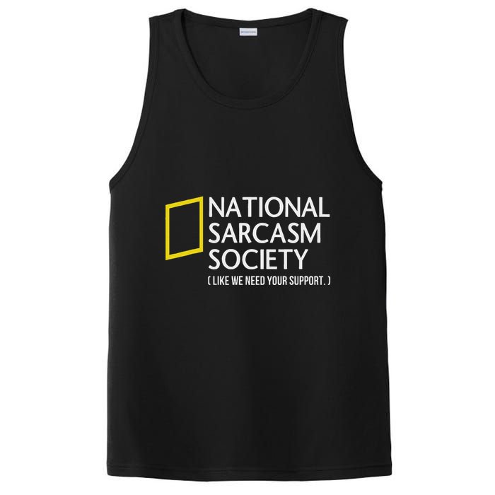 National Sarcasm Society Like We Need Your Support PosiCharge Competitor Tank