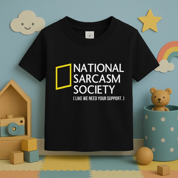 National Sarcasm Society Like We Need Your Support Toddler T-Shirt