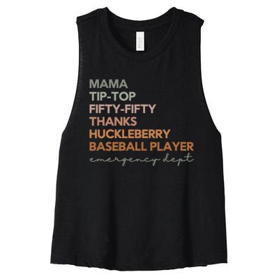 Nih Stroke Scale Emergency Department Women's Racerback Cropped Tank