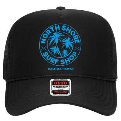 North Shore Surf Shop High Crown Mesh Back Trucker Hat