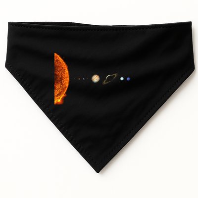 Nerdy Solar System Galaxy Solar System Astronomy USA-Made Doggie Bandana
