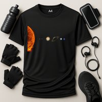 Nerdy Solar System Galaxy Solar System Astronomy Performance Shirt