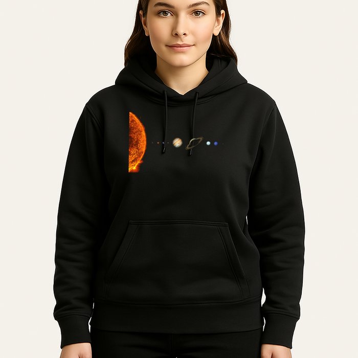 Nerdy Solar System Galaxy Solar System Astronomy Hoodie