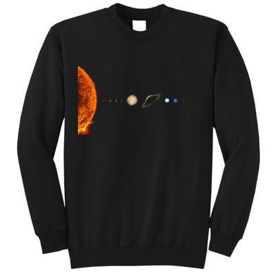 Nerdy Solar System Galaxy Solar System Astronomy Sweatshirt