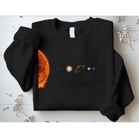 Nerdy Solar System Galaxy Solar System Astronomy Sweatshirt