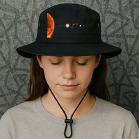 Nerdy Solar System Galaxy Solar System Astronomy Bucket Hat