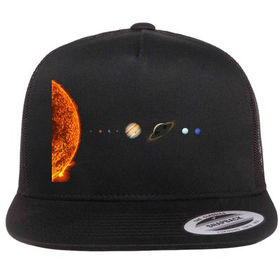 Nerdy Solar System Galaxy Solar System Astronomy Flatbill Hat