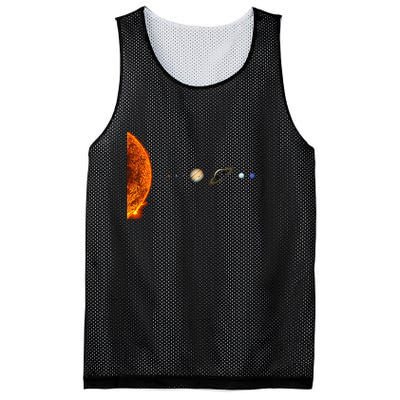 Nerdy Solar System Galaxy Solar System Astronomy Mesh Reversible Basketball Jersey Tank