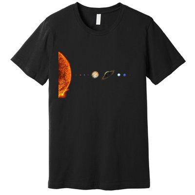 Nerdy Solar System Galaxy Solar System Astronomy Premium T-Shirt
