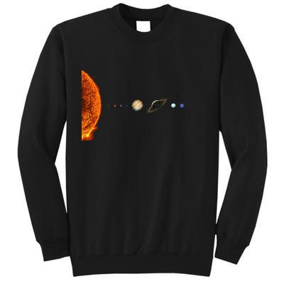Nerdy Solar System Galaxy Solar System Astronomy Tall Sweatshirt