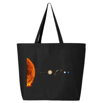 Nerdy Solar System Galaxy Solar System Astronomy 25L Jumbo Tote