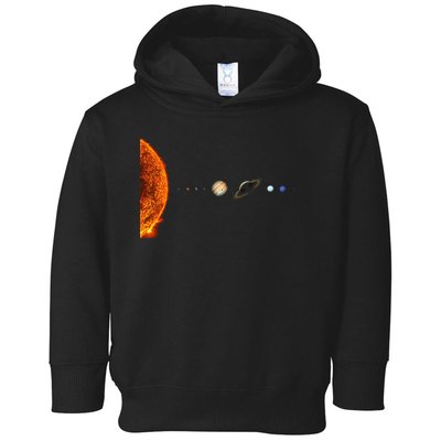 Nerdy Solar System Galaxy Solar System Astronomy Toddler Hoodie