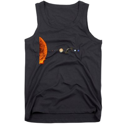 Nerdy Solar System Galaxy Solar System Astronomy Tank Top