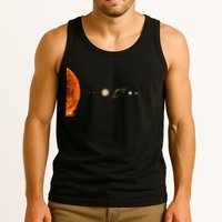 Nerdy Solar System Galaxy Solar System Astronomy Tank Top