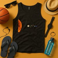 Nerdy Solar System Galaxy Solar System Astronomy Tank Top