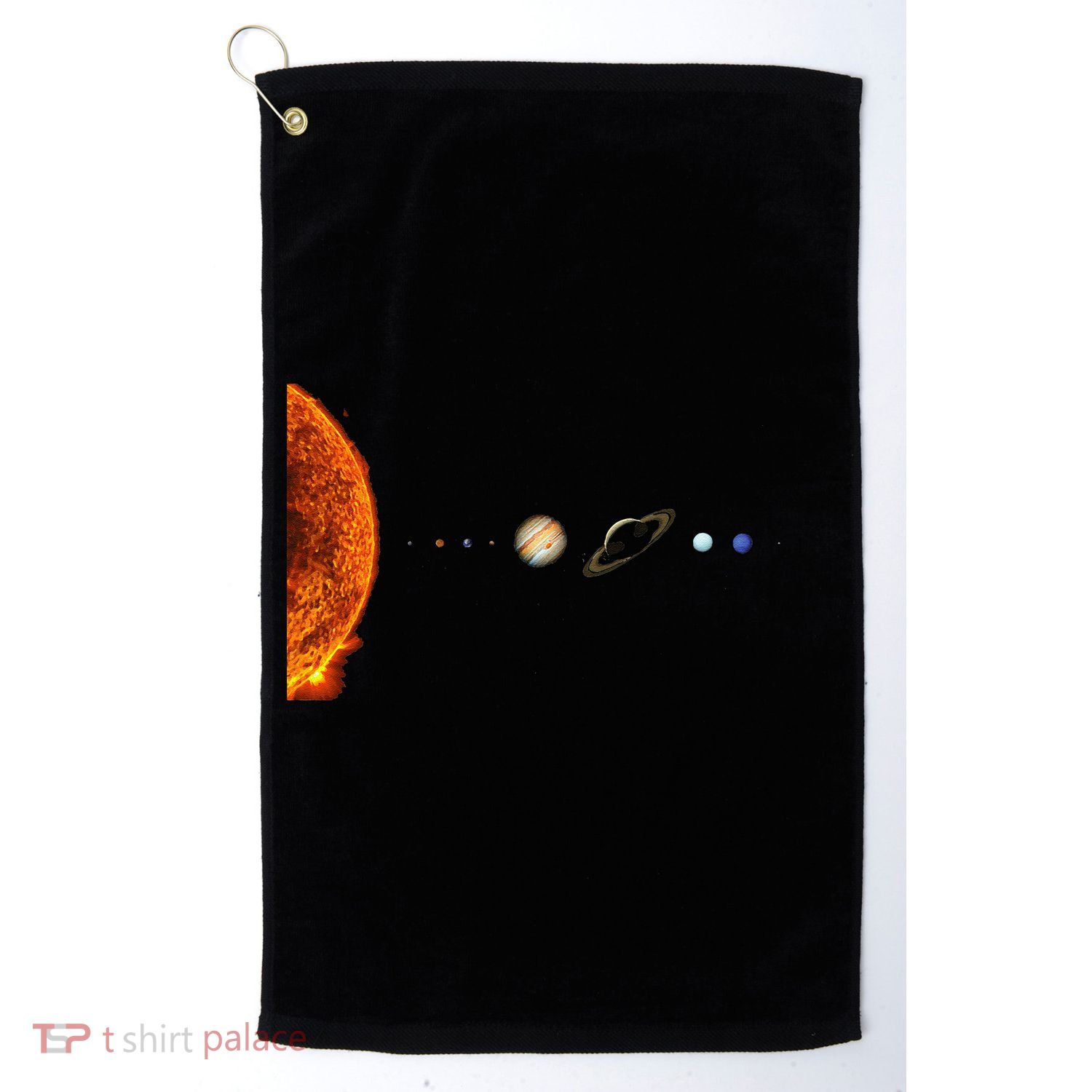 Nerdy Solar System Galaxy Solar System Astronomy Golf Towel