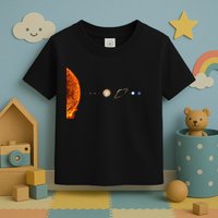 Nerdy Solar System Galaxy Solar System Astronomy Toddler T-Shirt