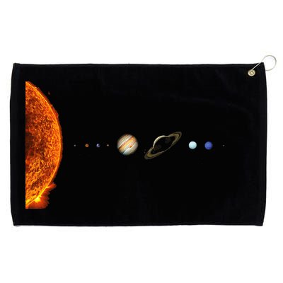 Nerdy Solar System Galaxy Solar System Astronomy Grommeted Golf Towel
