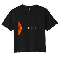 Nerdy Solar System Galaxy Solar System Astronomy Crop Top